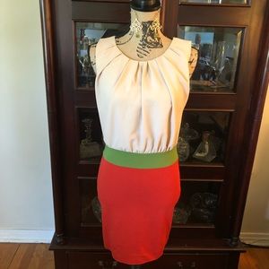 Color block dress By Esley.  Size small